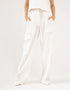 TEXTURED CARGO WIDELEG PANTS